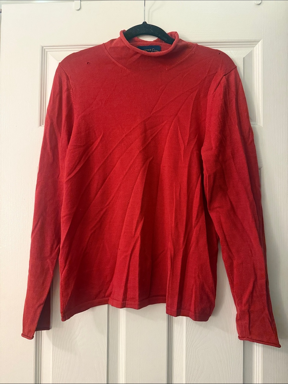 Charter Club Red Turtleneck Sweater